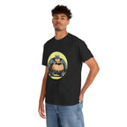 Funny Chubby Bat Hero T‑Shirt — Cute Fat Batman Parody Tee