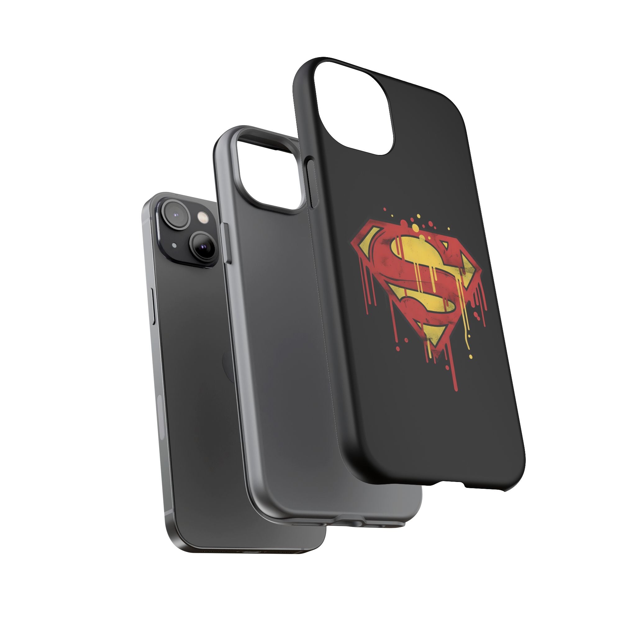 Superman Graphiti Hard iPhone Case - Drkheroz