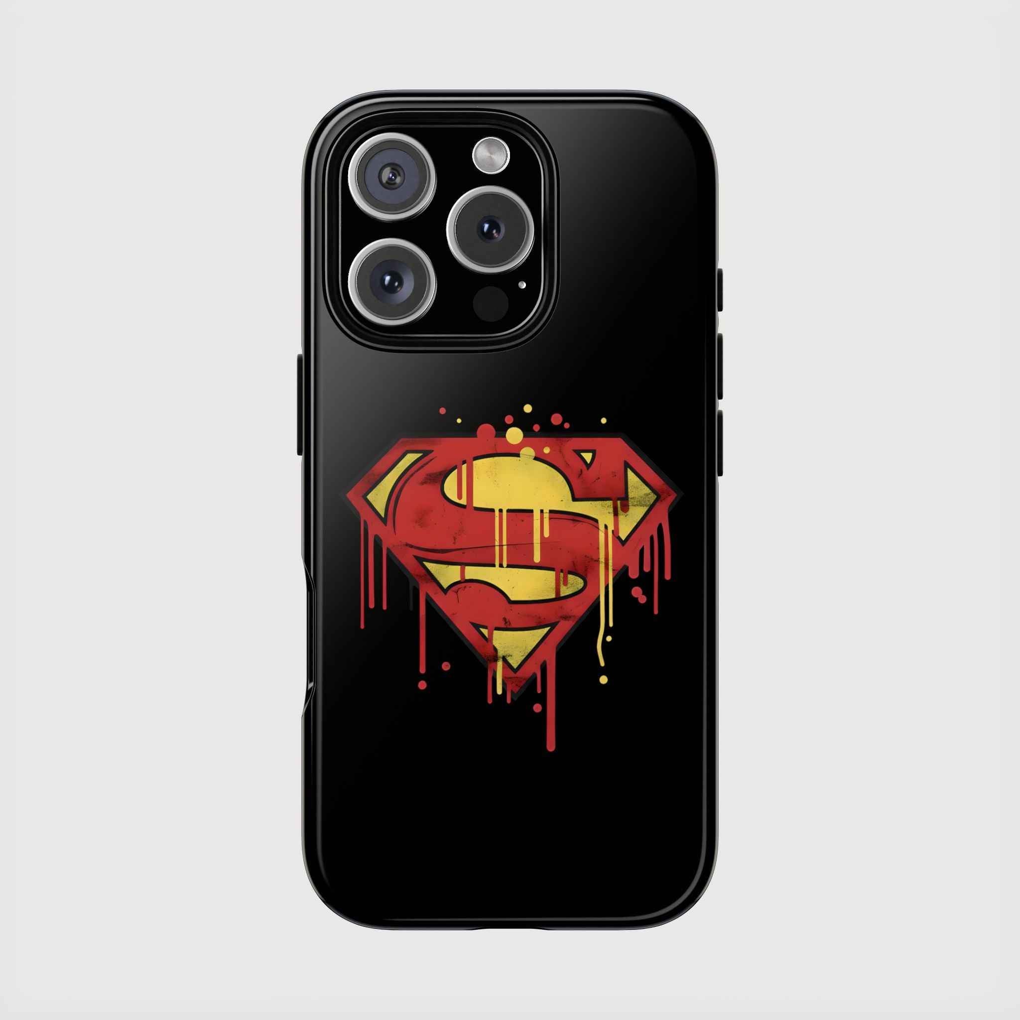 Superman Graphiti Hard iPhone Case