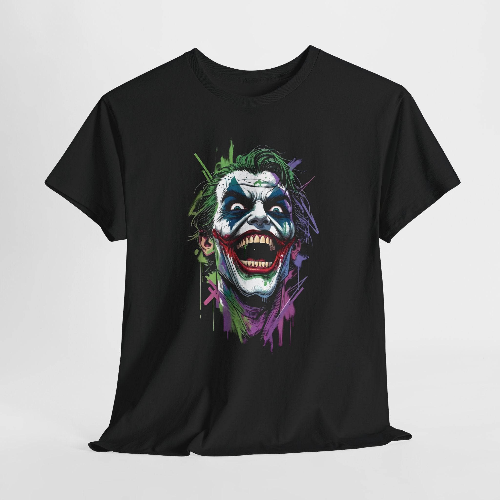 The Joker Streetwear Unisex Graphic Tee - Vintage DC Comics Joker Laugh T-Shirt