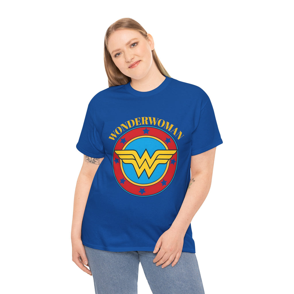 Wonder Woman Retro Logo Unisex T-Shirt - Classic DC Justice League Amazon Warrior Emblem Shirt