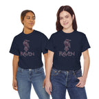 Teen Titans Raven Graphic Tee — Purple Geometric Raven Shirt