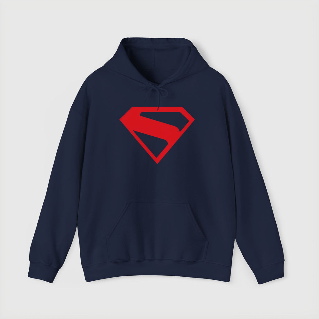 Kingdom Come Superman Logo Hoodie — Vintage Brandon Routh S Shield Sweatshirt