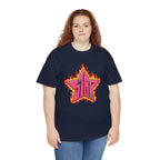 DC Teen titian Starfire Flaming Star Tee - Starfire graphical fanart T-shirt