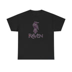 Teen Titans Raven Graphic Tee — Purple Geometric Raven Shirt