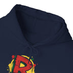 DC Robin Graffiti Hoodie — Dick Grayson "R" Street Art Pullover