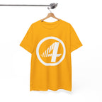 Fantastic Four Retro Logo T-Shirt — Minimalist Vintage Superhero Tee