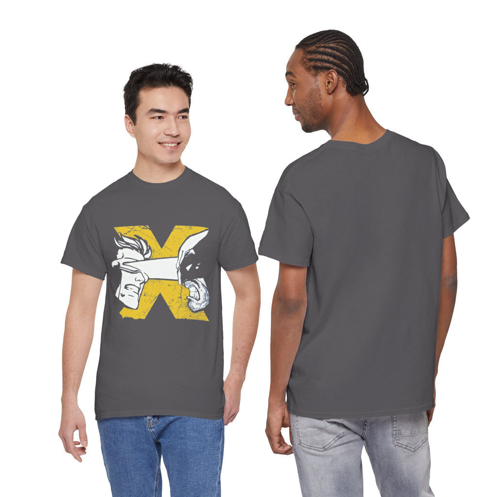 Wolverine vs Cyclops Vintage Graphic Tee — X‑Men Fan Shirt