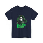 Doctor Doom Retro Green Villain Portrait T-Shirt — Avengers Graphic Tee