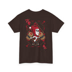 Harlequin Heart Tee — Joker-Inspired Playing Card Graphic T-Shirt