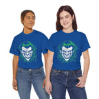 Joker Smile Graphic T-Shirt – Dark Villain Green Grin Unisex Tee