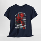 Marvel Spider-Man 'Gives the Finger' Comic Tee — Web-Slinger Graphic T-Shirt