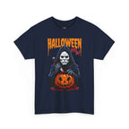 Ghostface Pumpkin Halloween Tee: Spooky Unisex T-Shirt, Scary Halloween Shirt, Creepy Cotton Tee, Haunted Pumpkin Top, Ghostly Costume