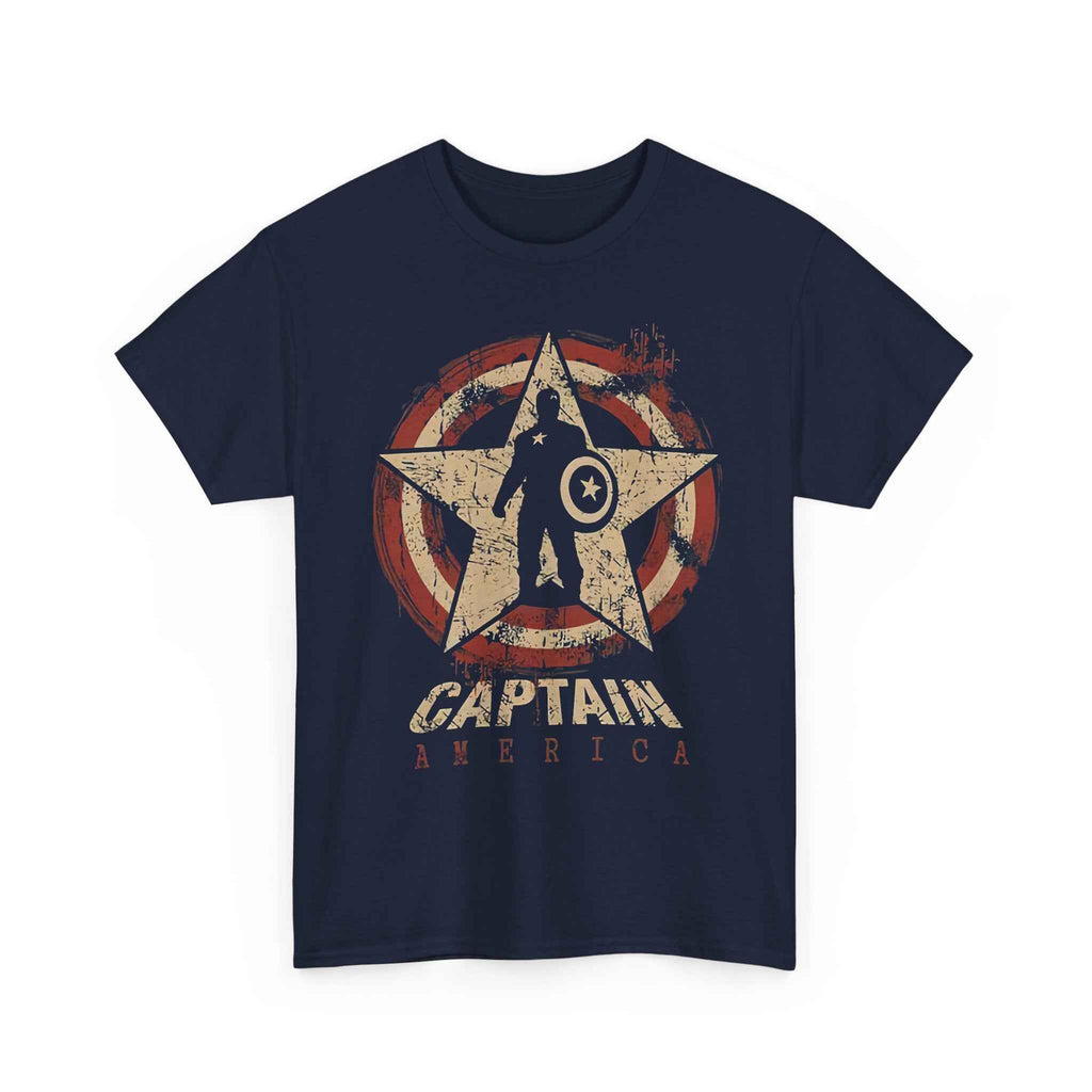 Captain America Vintage Star Shield Unisex T-Shirt