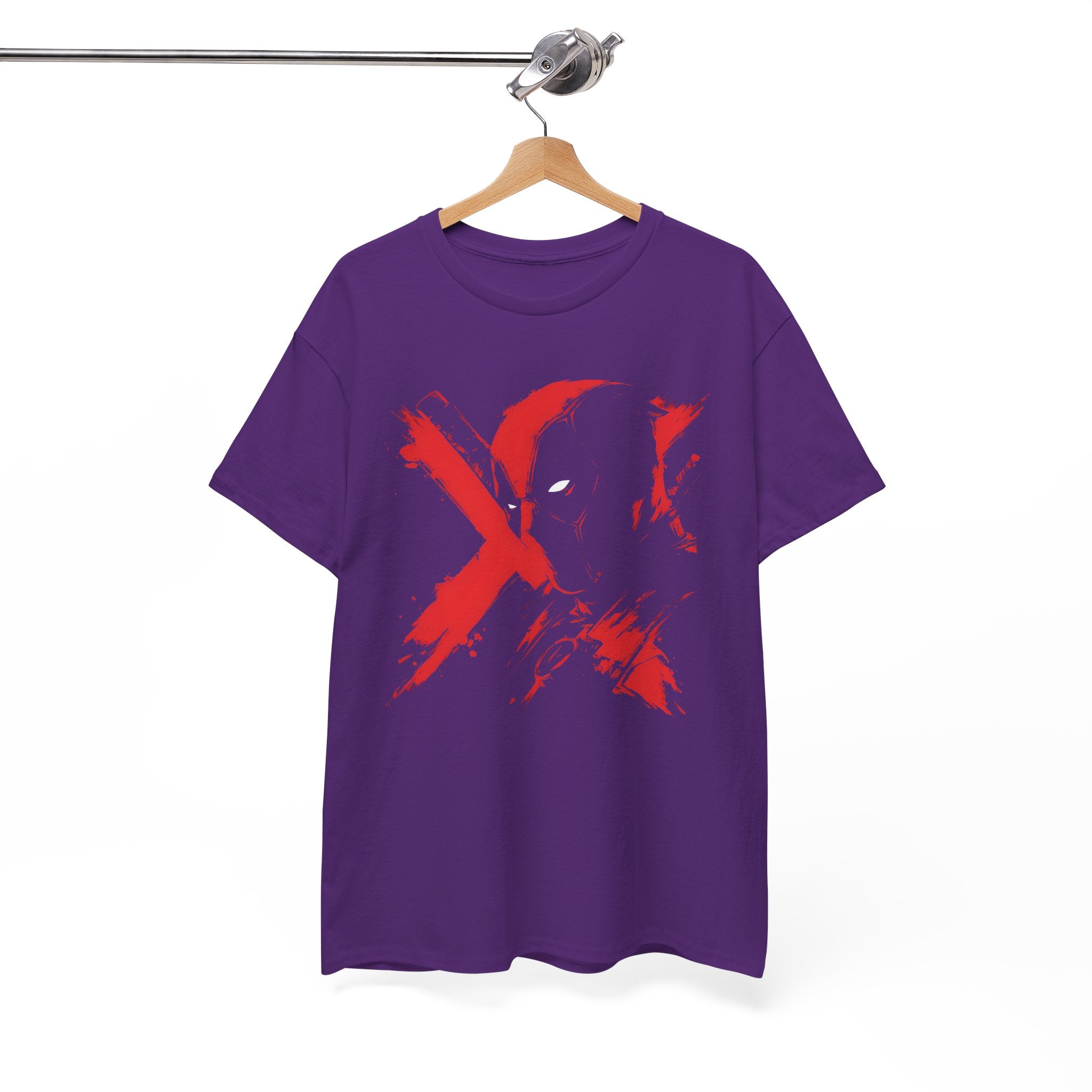 Deadpool Marvel Rivals Graphic Tee — Red X Masked Wade Wilson T-shirt