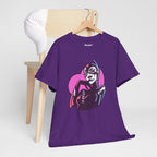 Catwoman Neon Heart Retro Comic T-Shirt — Catwoman Anti-Hero Tee