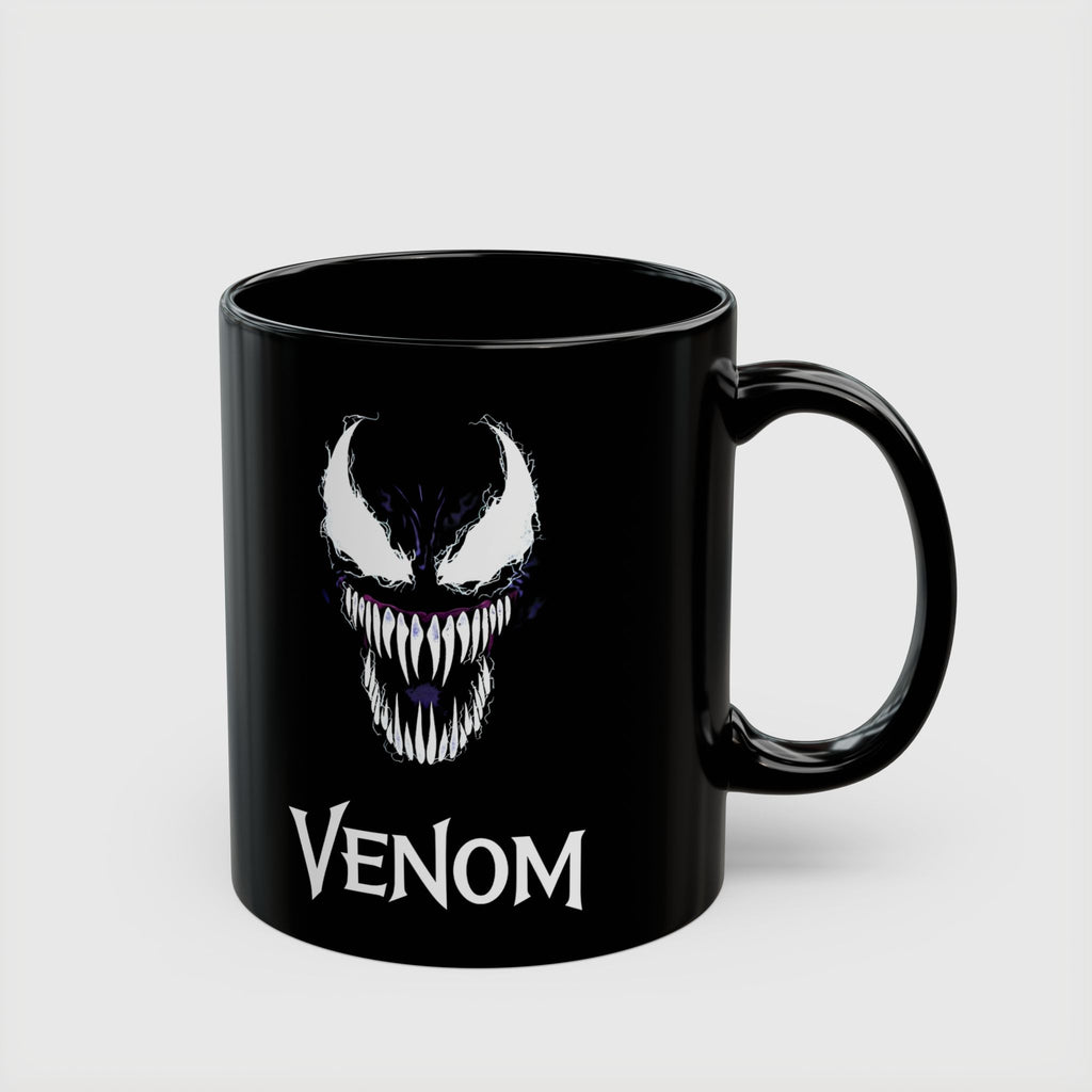Eddie Brock Venom Symbiote Scream Black Coffee Mug - Drkheroz