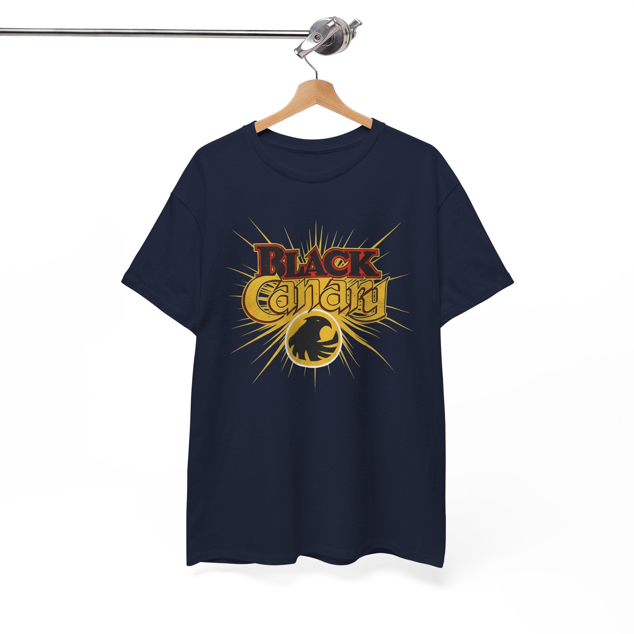 Black Canary Logo T-Shirt — Dinah Lance Justice Society of America Tee