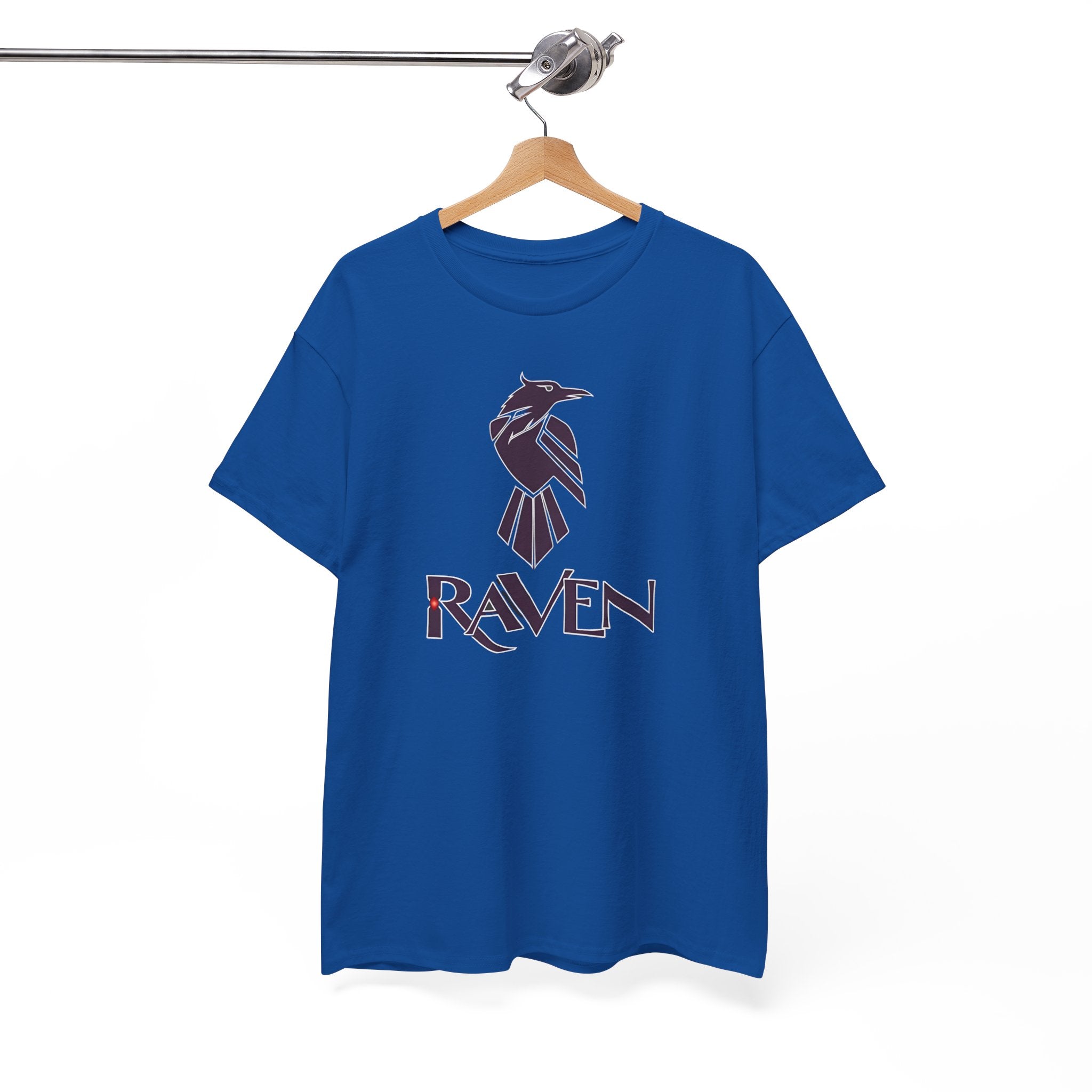Teen Titans Raven Graphic Tee — Purple Geometric Raven Shirt