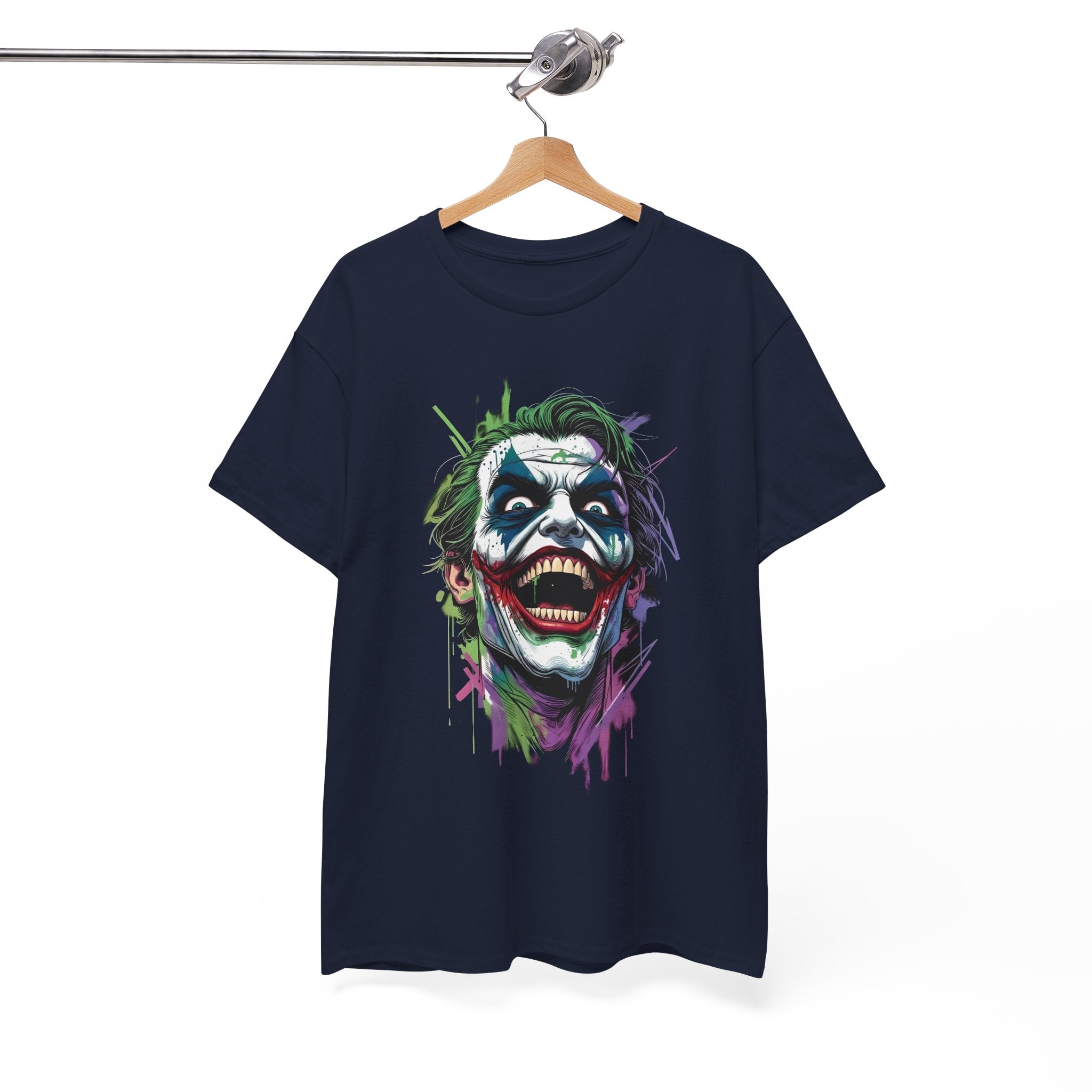 The Joker Streetwear Unisex Graphic Tee - Vintage DC Comics Joker Laugh T-Shirt