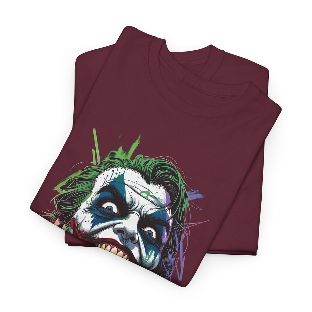 The Joker Streetwear Unisex Graphic Tee - Vintage DC Comics Joker Laugh T-Shirt