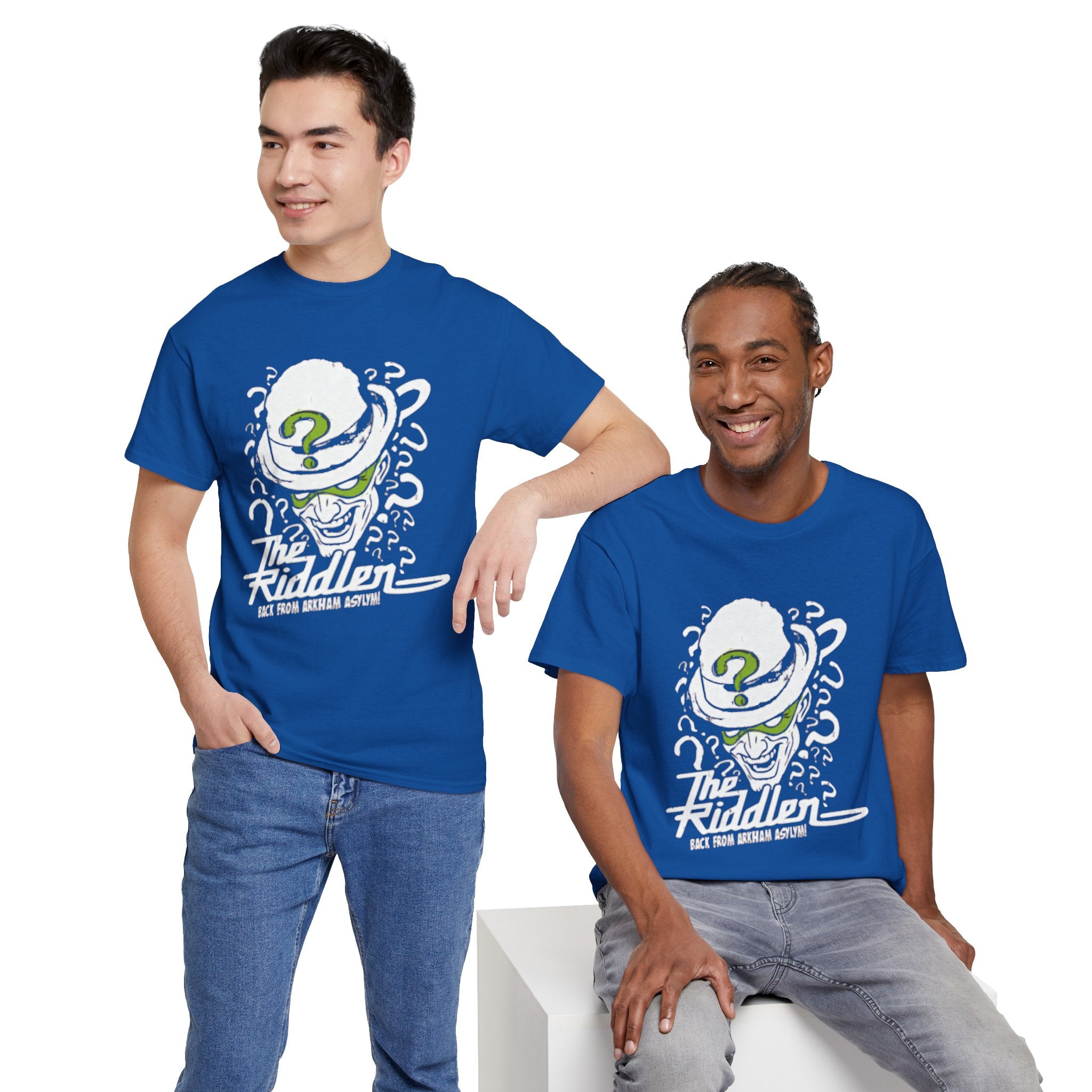 The Riddler T-Shirt – Vintage DC Batman Villain Graphic Tee | Gotham Puzzle Design