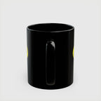 Nerd Fuel Black Morning Coffee Mug — Nerd Batman Logo 11oz/15oz