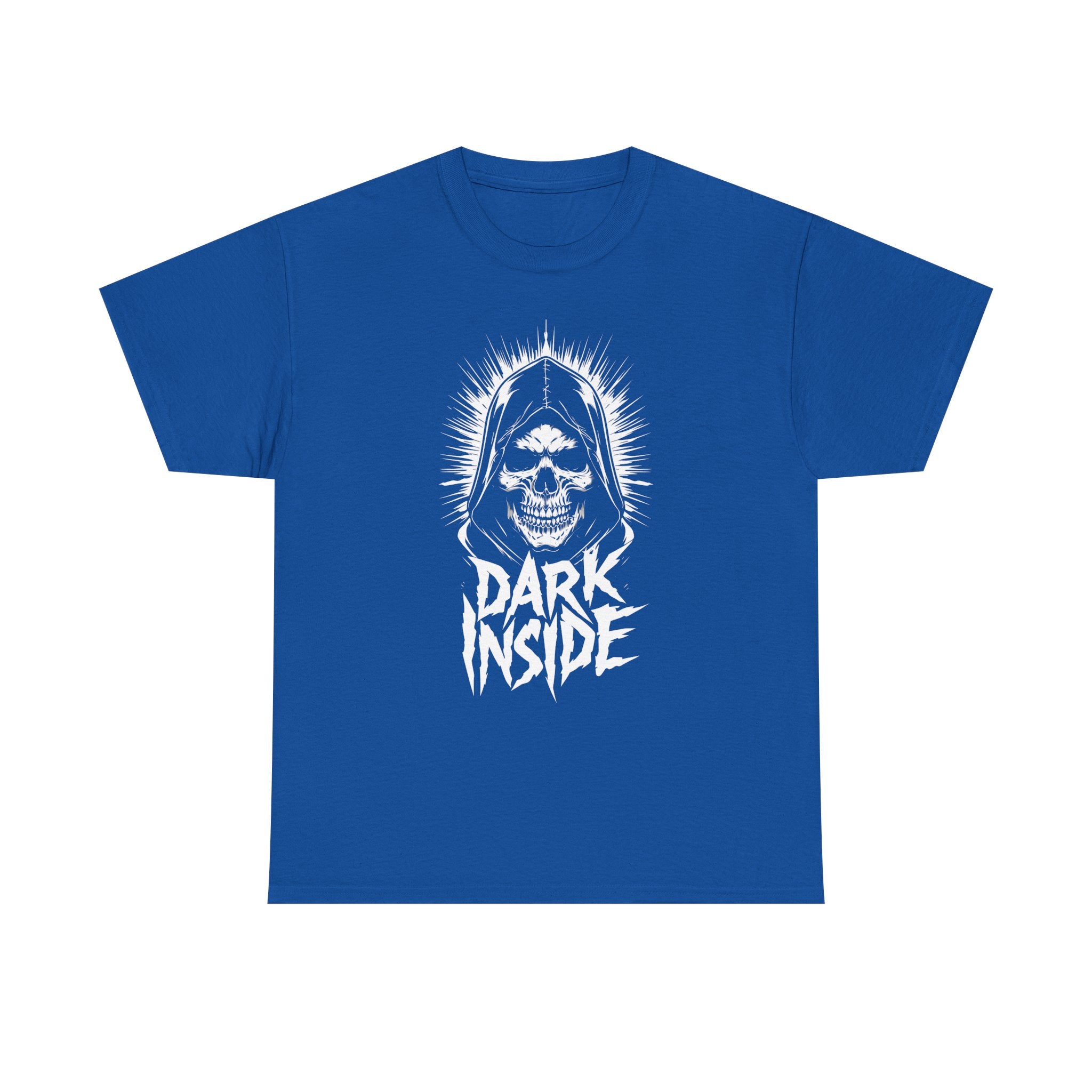 Dark Inside Skull Graphic T-Shirt — Gothic Halloween Alternative Tee