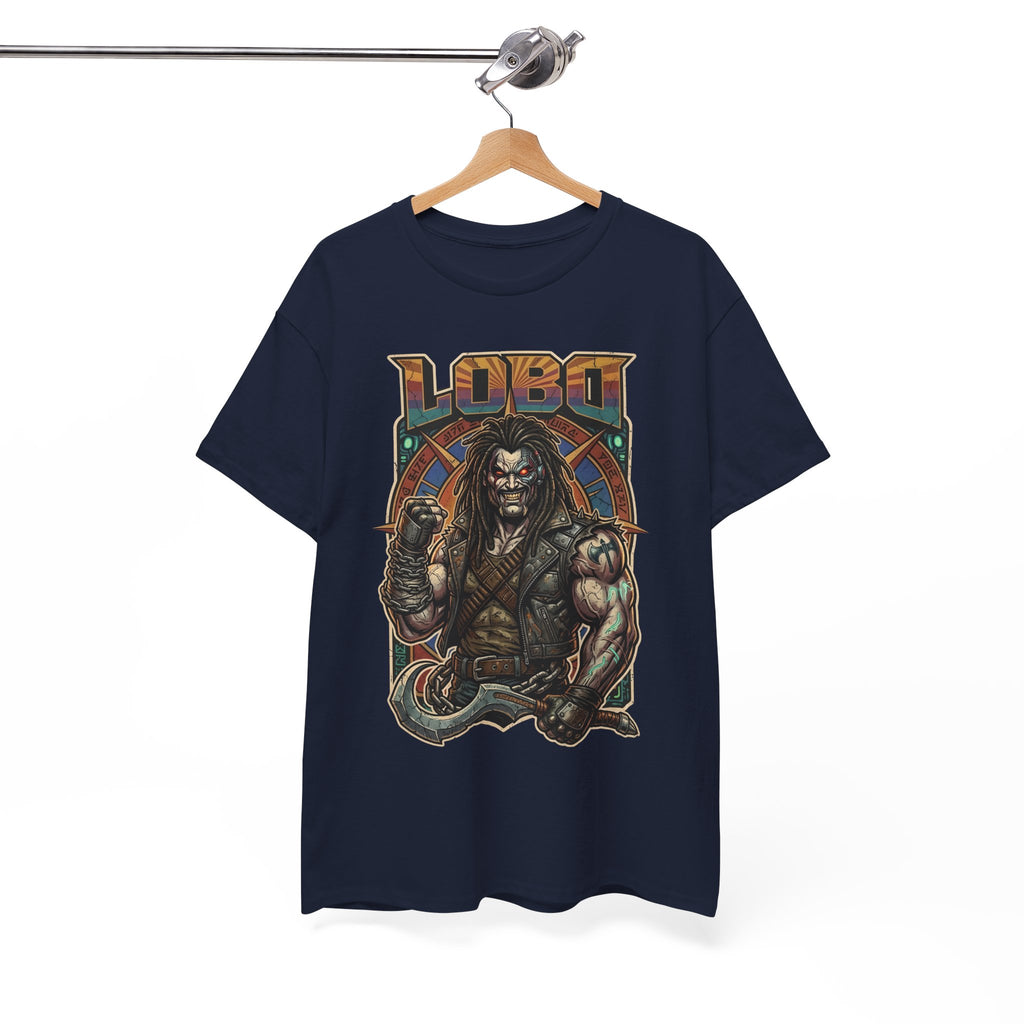 Lobo Warrior Graphic Tee – Jason Momoa’s DCU Czarnian Bounty Hunter T‑Shirt