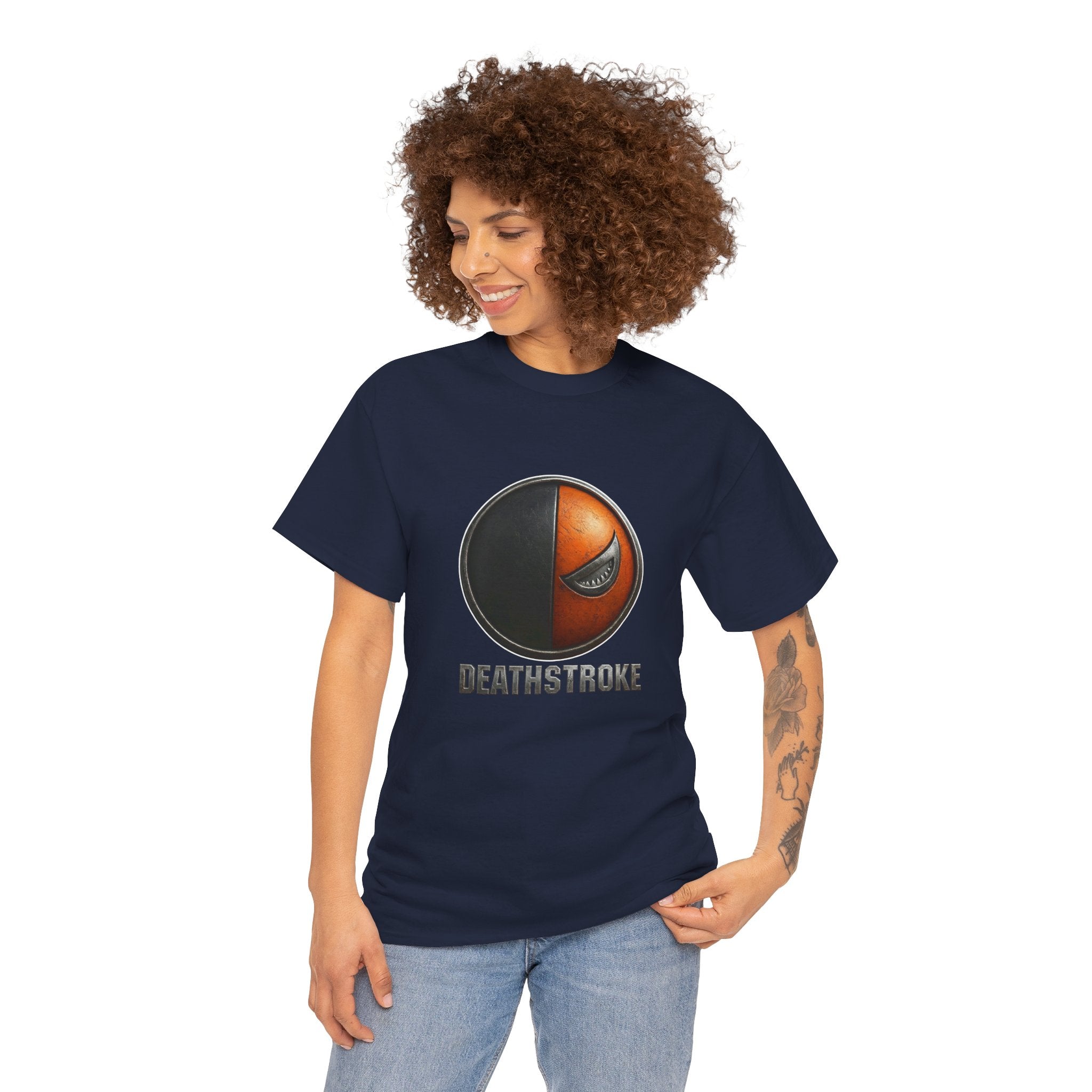 Deathstroke Logo T-Shirt – DC Comics Supervillain Graphic Tee for Fans