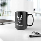 Eddie Brock Venom Symbiote Scream Black Coffee Mug