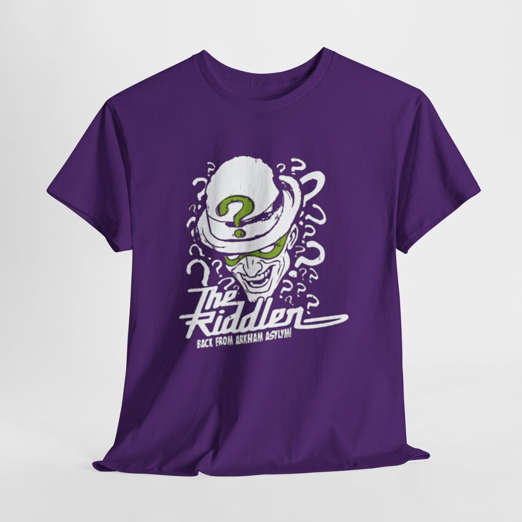 The Riddler T-Shirt – Vintage DC Batman Villain Graphic Tee | Gotham Puzzle Design