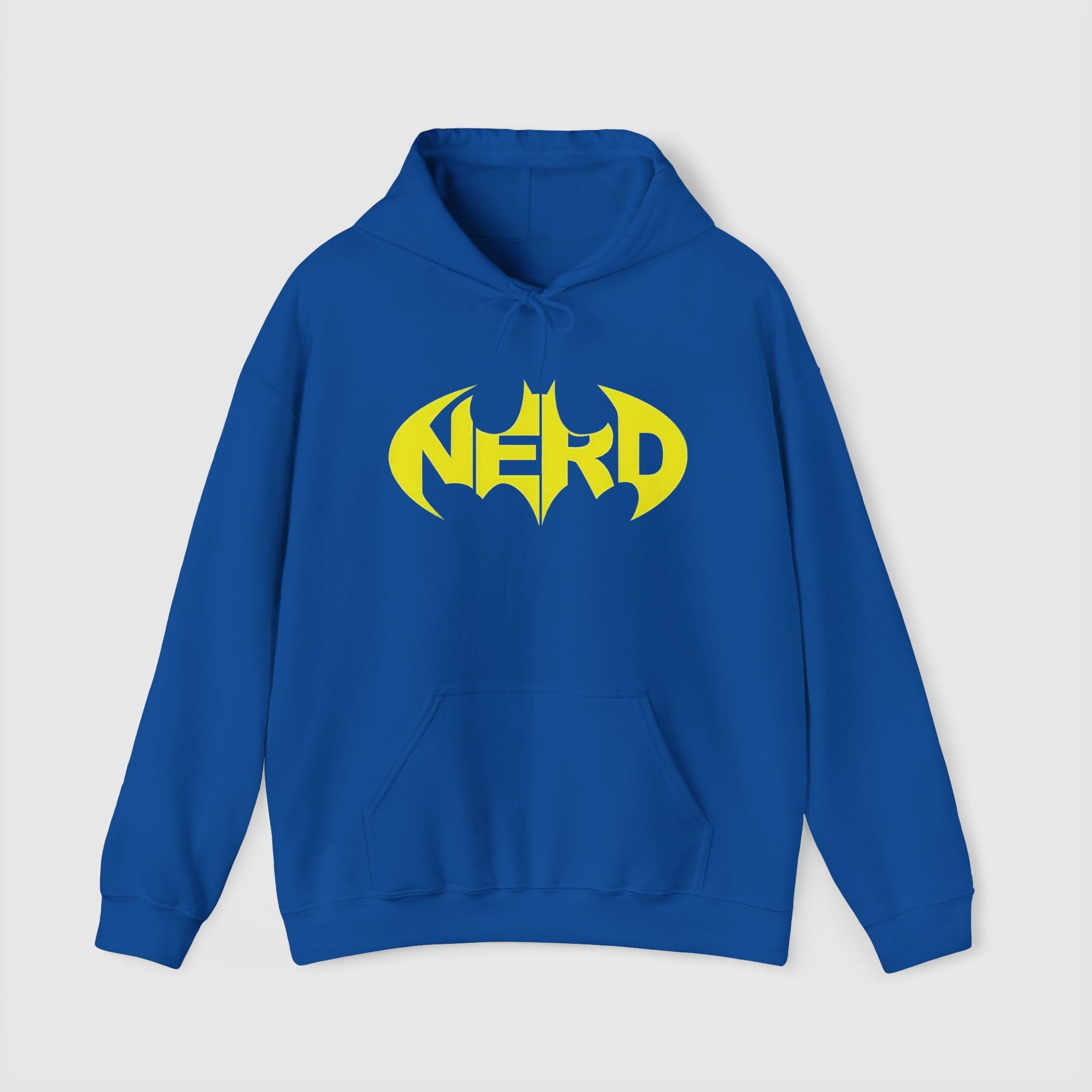 Nerd Batman Yellow Graphic Unisex Streetwear Hoodie