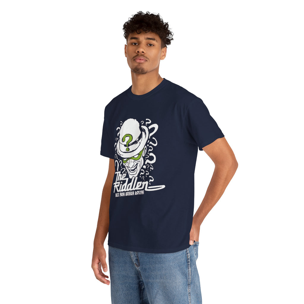 The Riddler T-Shirt – Vintage DC Batman Villain Graphic Tee | Gotham Puzzle Design