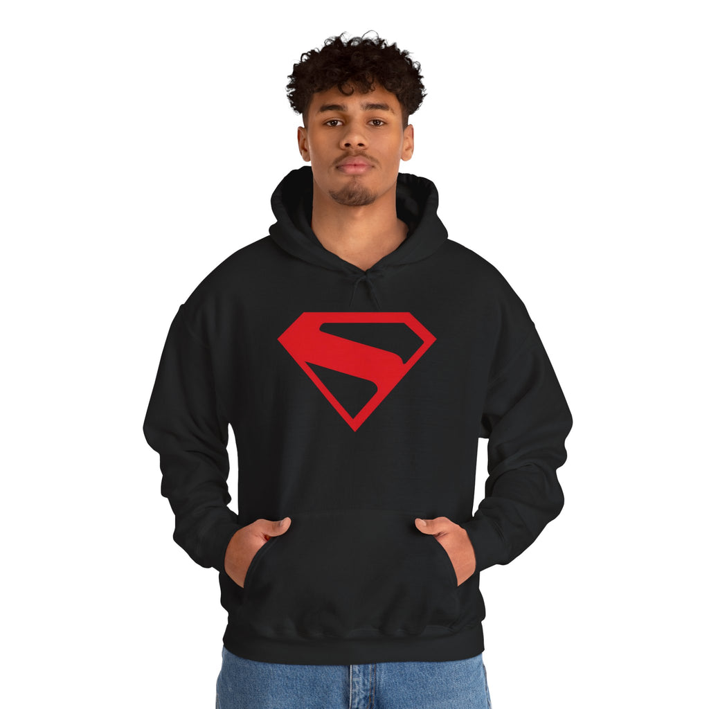 Kingdom Come Superman Logo Hoodie — Vintage Brandon Routh S Shield Sweatshirt