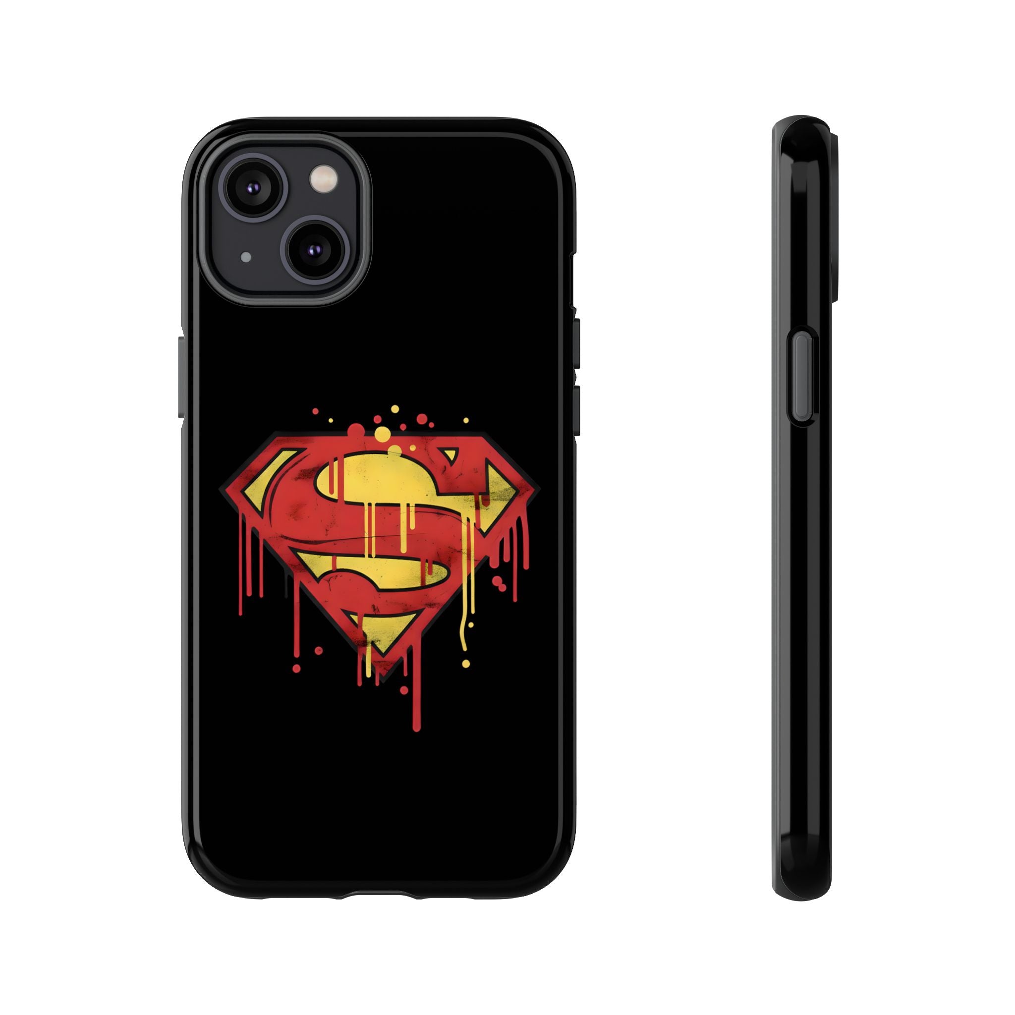 Superman Graphiti Hard iPhone Case - Drkheroz