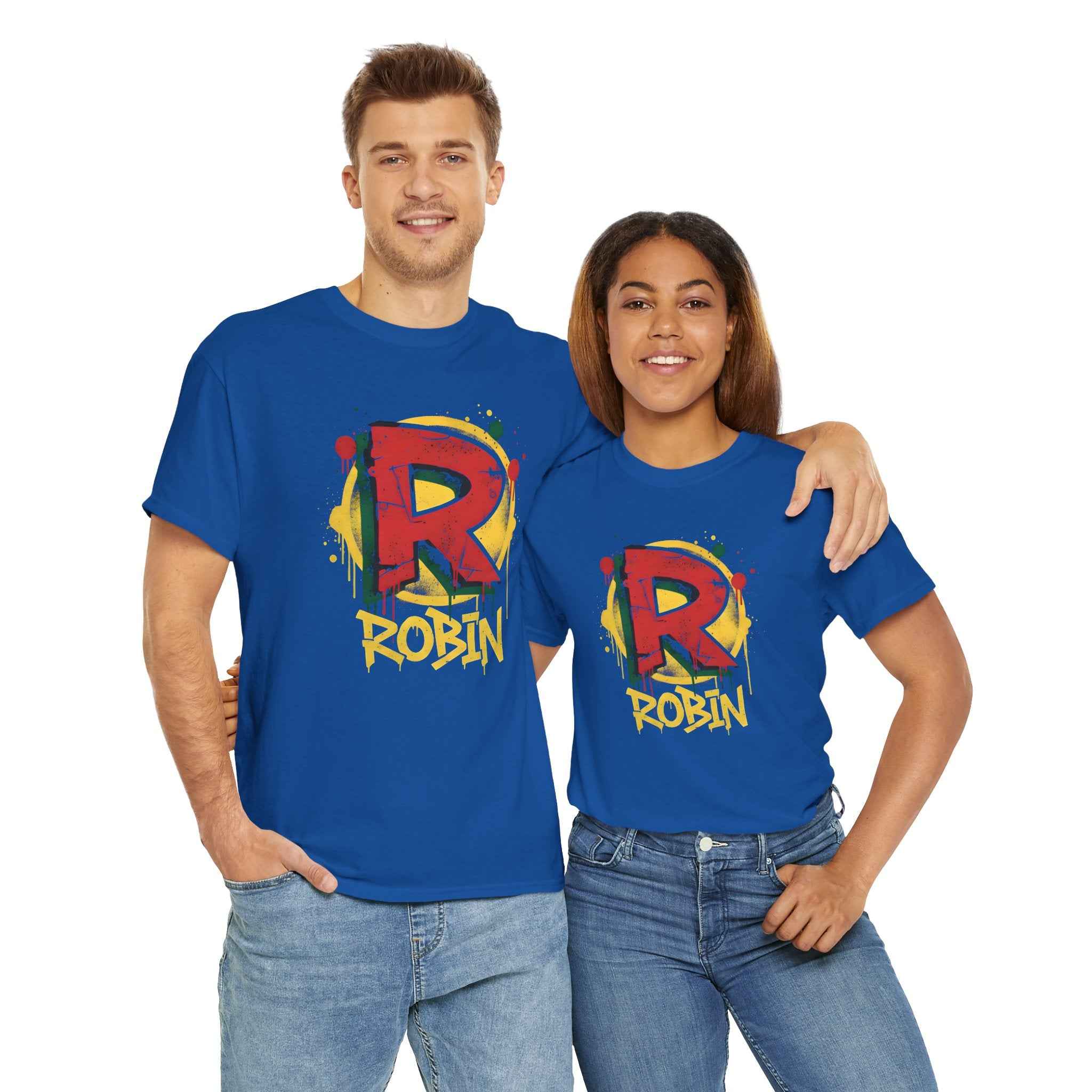 Robin Boy Wonder Graffiti R Logo Unisex T-Shirt
