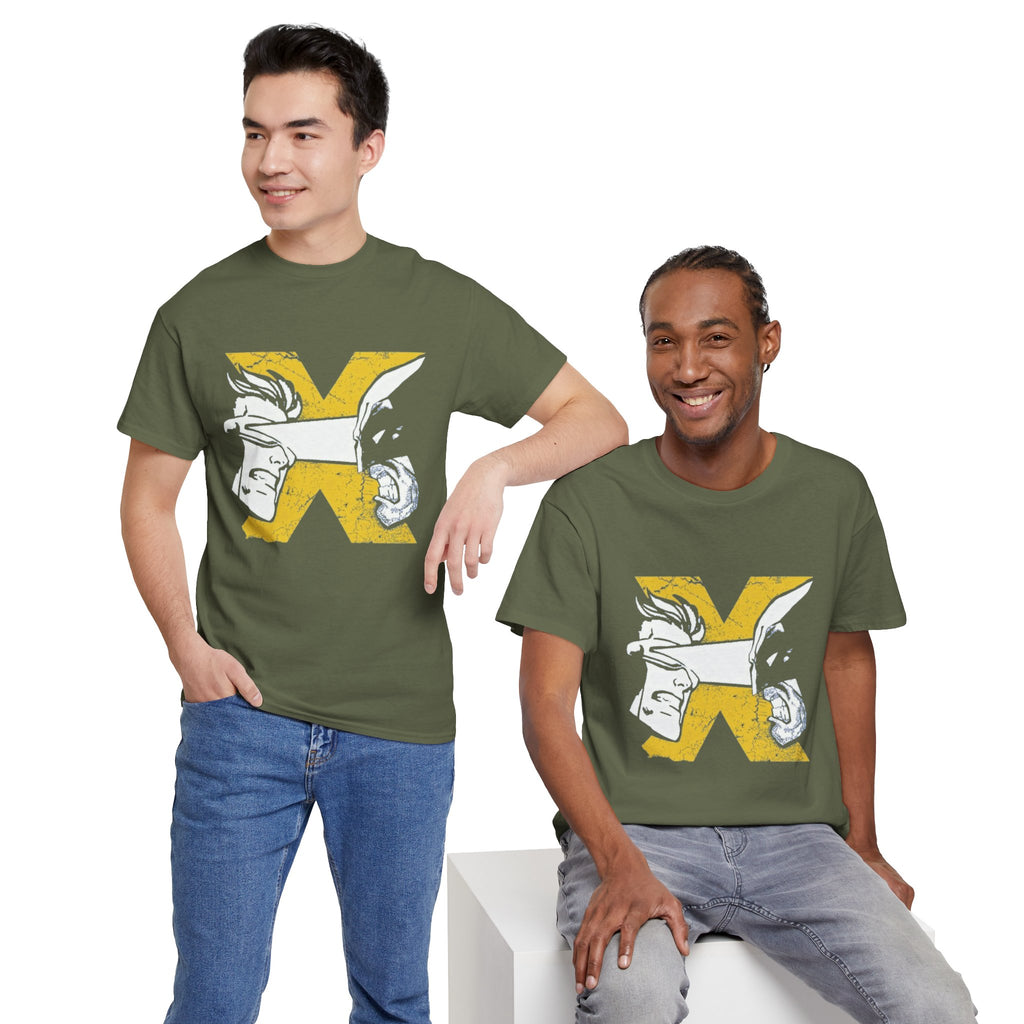 Wolverine vs Cyclops Vintage Graphic Tee — X‑Men Fan Shirt
