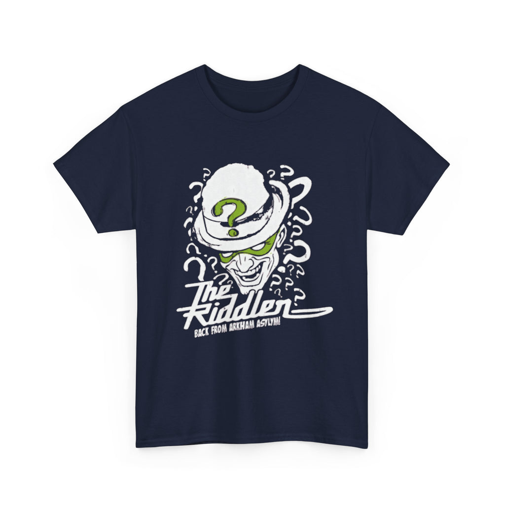 The Riddler T-Shirt – Vintage DC Batman Villain Graphic Tee | Gotham Puzzle Design