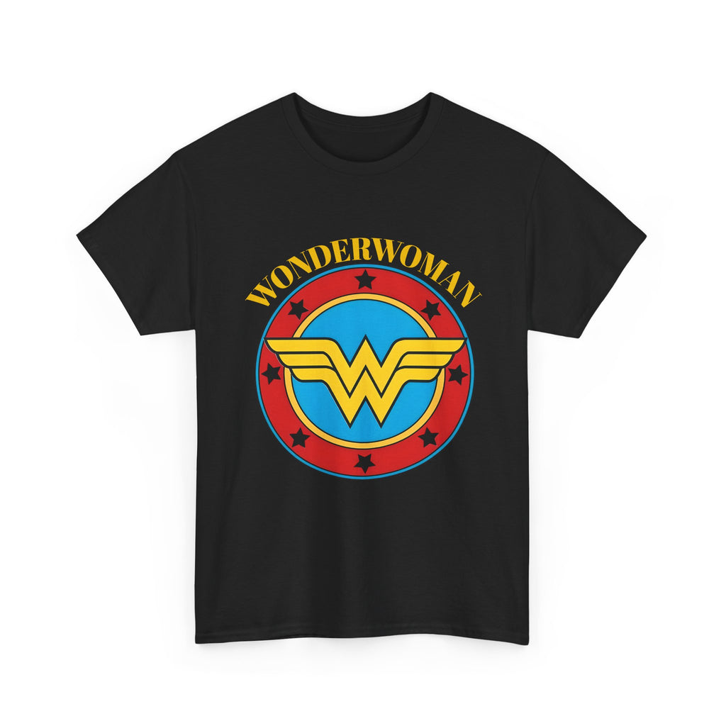 Wonder Woman Retro Logo Unisex T-Shirt - Classic DC Justice League Amazon Warrior Emblem Shirt