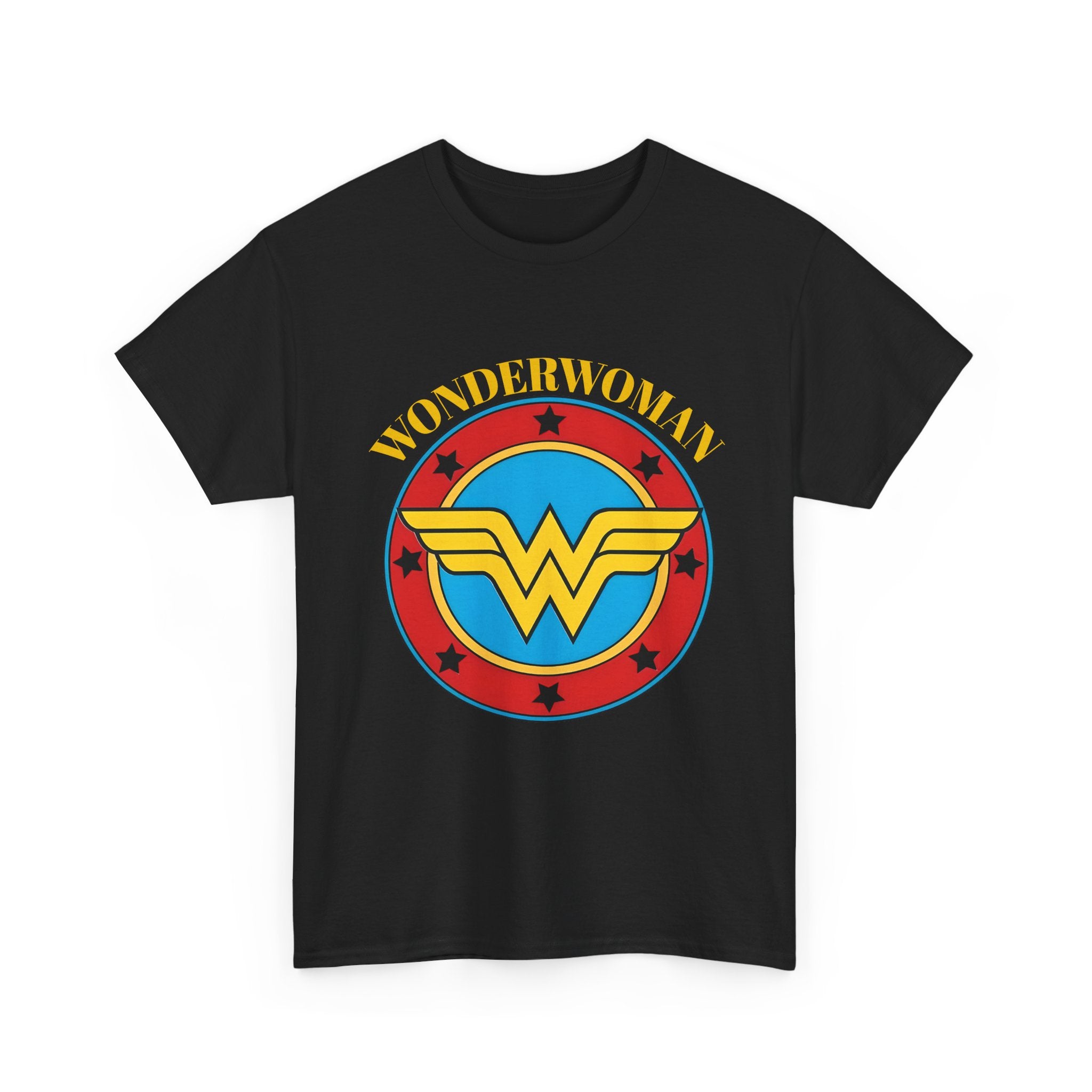 Wonder Woman Retro Logo Unisex T-Shirt - Classic DC Justice League Amazon Warrior Emblem Shirt