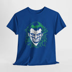 Joker Smile Graphic T-Shirt – Dark Villain Green Grin Unisex Tee