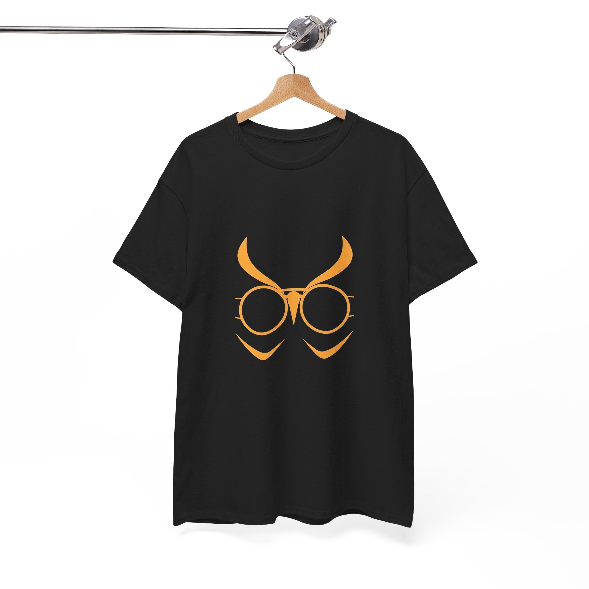 Court of Owls Graphic Tee — Absolute Batman Gold Owl Face T-Shirt