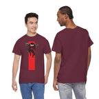 Marvel Miles Morales Spider-Man T-Shirt – Red Vertical Stripe Design | Premium Superhero Tee for Fans