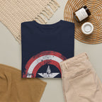 Vintage Captain America Shield Star T-Shirt - Unisex Distressed Avengers Tee