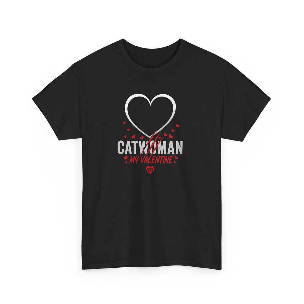 Catwoman My Valentine T-Shirt – Heart & Paw Romantic Valentine's Tee