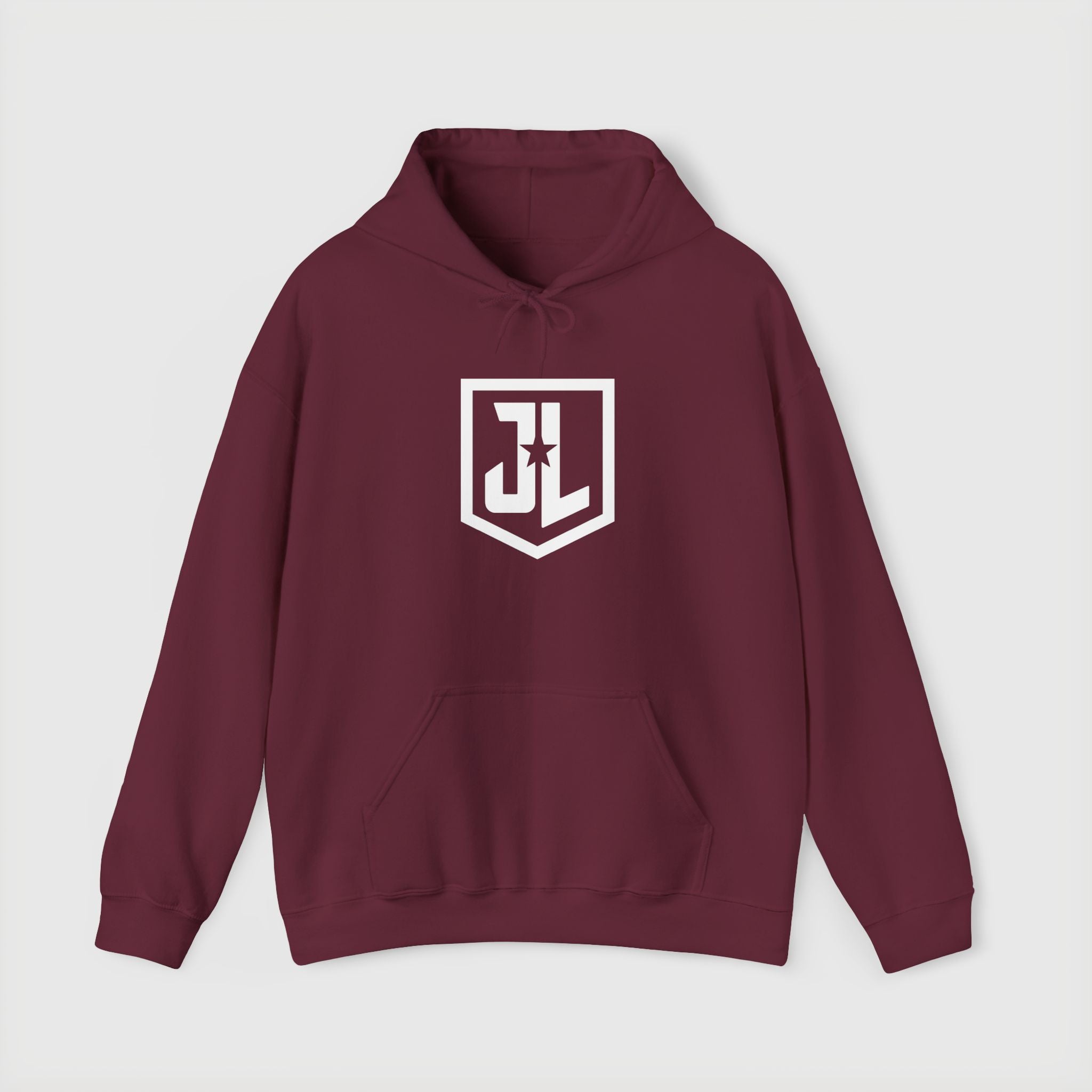 Justice League Shield Logo Hoodie — Minimalist DC Justice League 2017 Sweatshirt
