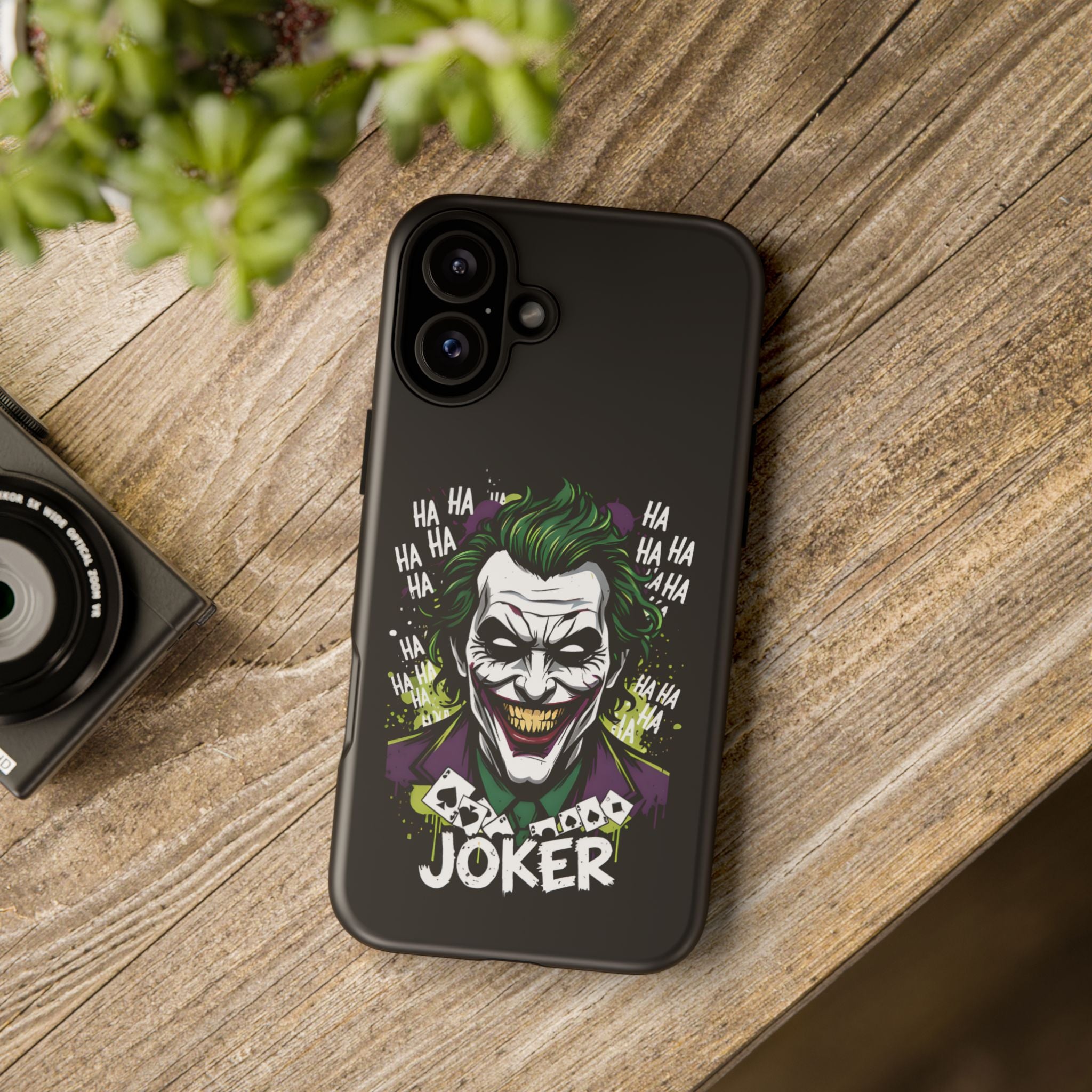 Joker "Bad Joke" DC Villain Hard Case for iPhone 17, 17 Air, 17 Pro Max, 16, 15, 14