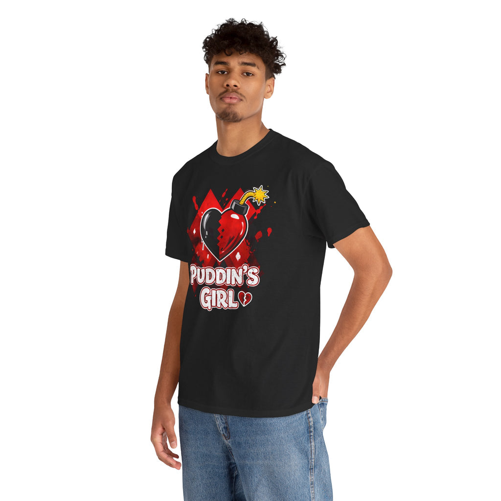 DC Harley Quinn 'Puddin Love' Unisex T-Shirt — Joker Fans —  Valentine’s Day Gift