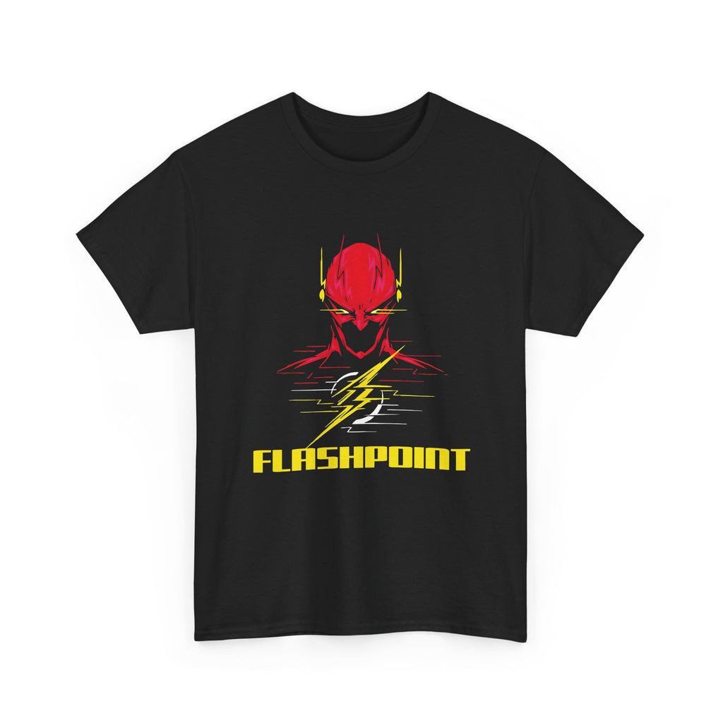 Flashpoint DC Flash Unisex T-shirt - Barry Allen Speed Force Graphic Tee - Dark Superhero Streetwear